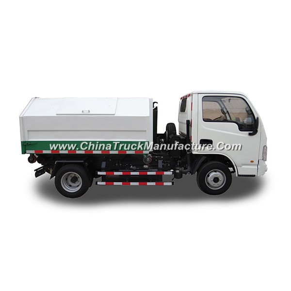 1.5 Ton 5 Cbm Detachable Container Garbage Truck with JAC Chassis