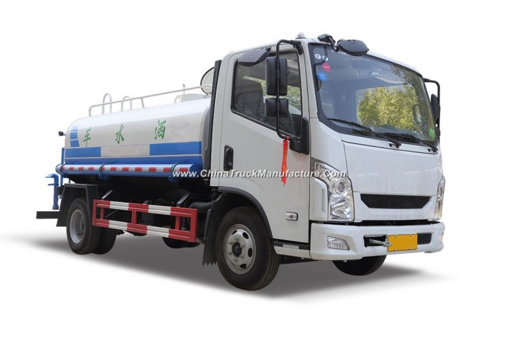 4 Cbm 6 Meter 4000L 125HP Yuejin Water Tank Truck