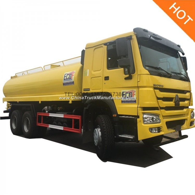 Stainless Steel 25000liters HOWO Water Tank Truck with Water Pump