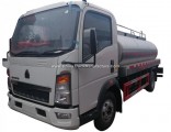 Good Quality HOWO Light 5000liters Right Hand Drive Stainless Steel Milk Transportation Tank Truck P