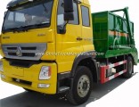 Sinotruk HOWO 4X2 Right Hand Drive 10cbm Refuse Container Swing Arm Garbage Truck