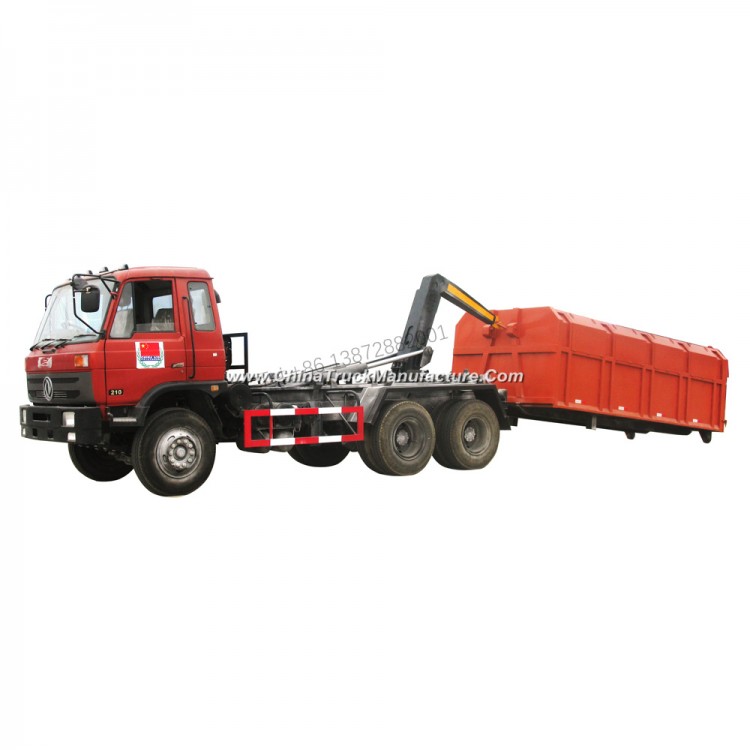 Dongfeng 6X4 Type 16m3 18m3 Hook Lift Garbage Truck
