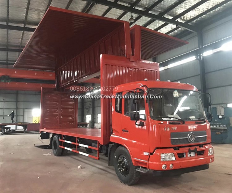 Dongfeng Cargo Truck Mounted Hydraulic Tail Plate Wing Van Water Proof Delivery Truck
