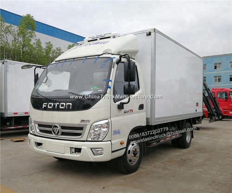Foton Aumark Thermoking Meat Freezer Mobile Refrigerator Refrigerated Trucks for Sale