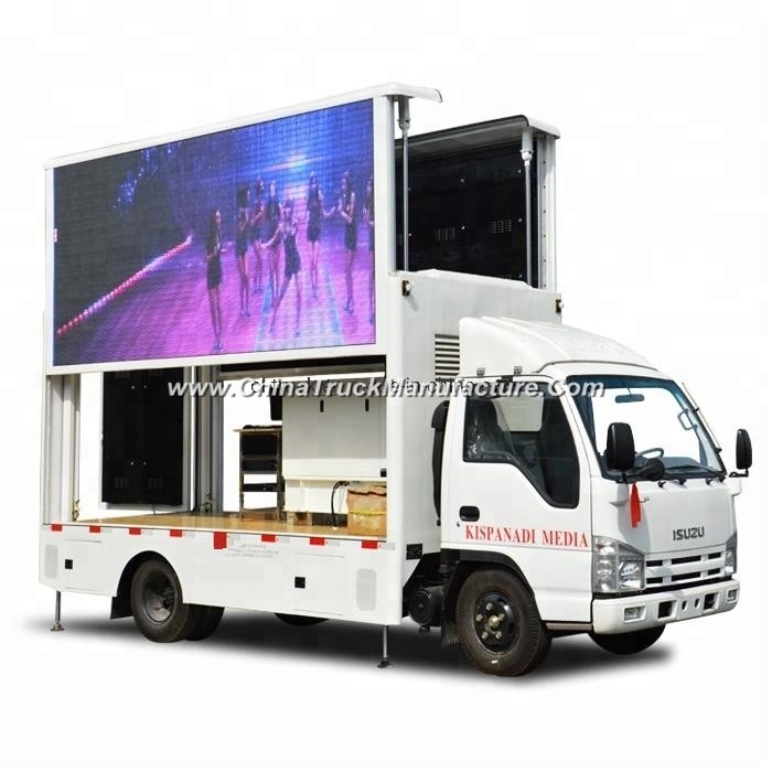 Isuzu 100p Advertising Outdoor Display Mobile LED Billboard Truck