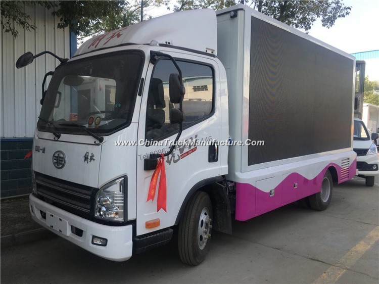 HOWO Light Isuzu Dongfeng FAW Chassis P4 P5 P6 Mobile Advertising Truck Price for Sale