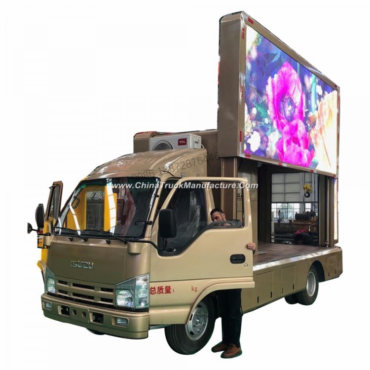 Japan Small Isuzu Outdoor Mobile P5 P4 P6 Full Color LED Display Truck Advertising