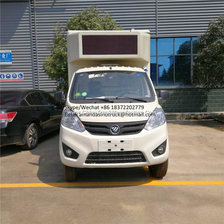 Foton Attractive Small Vide Outdoor Colorful LED Display Truck for Sale