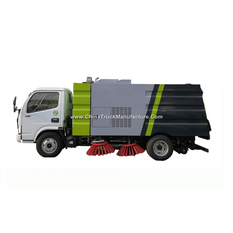 High Quality Dongfeng 4X2 Diesel Engine 120HP 5-7 Cbm Road Sweeper Truck