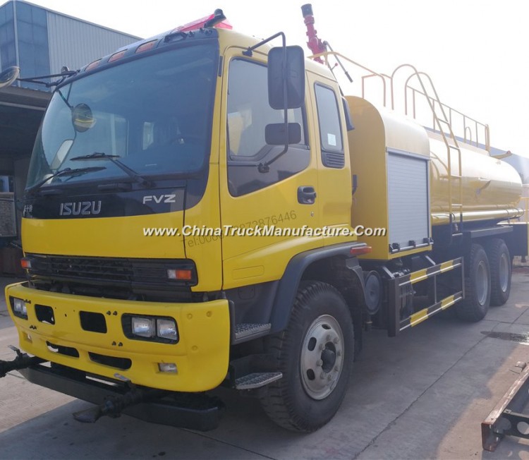 Japan Fvz Serial Stainless Steel Isuzu 6X4 Fire Water Truck Price for Sale