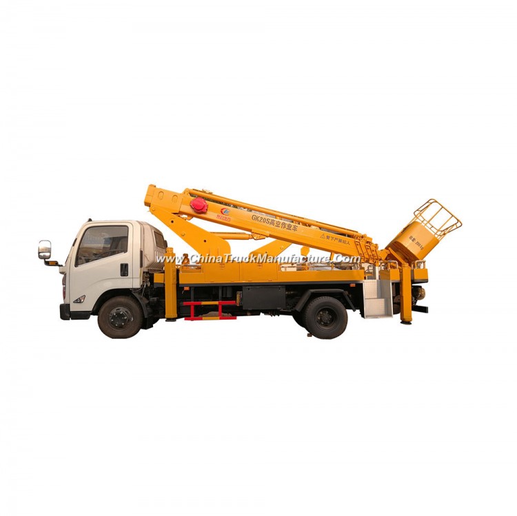 Jmc 4X2 Left Hand Drive 20 Meters Straight Arm Boom with 200kg Basket High-Altitude Operation Truck