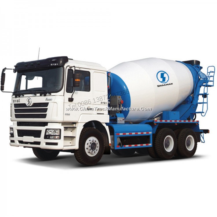 Shacman F3000 F2000 M3000 Euro3 Euro4 Euro5 Mobile Diesel and CNG 8m3 9m3 10m3 Concrete Mixer Truck 