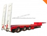 2 Axles 3 Axles 40tons 50 Tons 3m Width Low Bed Trailer with Ladder