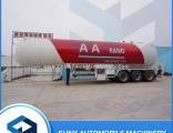 3 Axle 56 Cbm LPG Liquid Propane Gas Bullet Tank Semi Truck Tanker Trailer