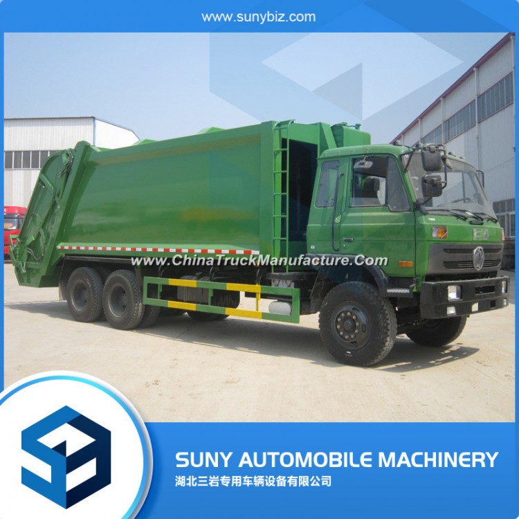 16-18cbm China Heavy Duty Special Compactor Refuse Truck 210HP Dongfeng 6*4 Compressed Garbage Truck