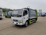 New Design High Quality DFAC 4*2 6cbm Compactor Garbage Truck with a Hook