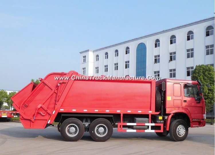 Sino HOWO 6*4 20cbm Compressed Garbage Truck