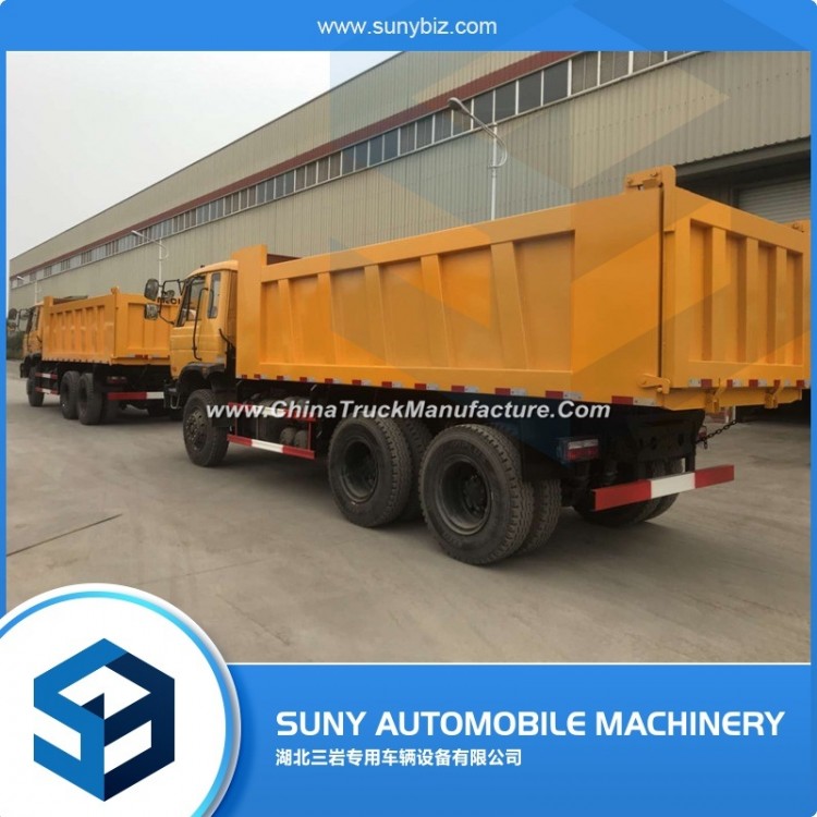 Ethiopia Used New Dongfeng 6X4 16-20 Cubic Meter 10 Wheel Tipper Truck