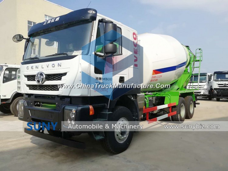 10 M3 Iveco Hongyan 6X4 Mixer Concrete Truck