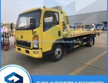 Light Duty Rhd 4X2 Sino HOWO Flatbed Wrecker Towing Truck