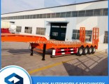 Hot Sale 4 Axle 20FT 40 FT Transport Flat Bed Trailer