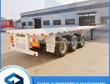 Manufacturer Export Quality 3 Axles 30t Flat Bed Trailer