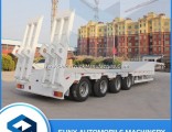 4 Axles 60 Tons Cargo Ship Container Carrier Flatbed Trailer