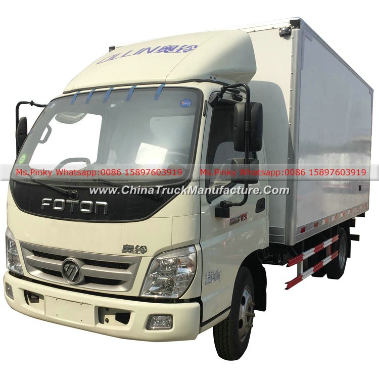 Foton Van Truck for Medical Products Transport with Petrol Engine 5tons Loading Capacity