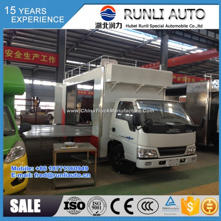 Jmc 4X2 Large Food Trucks Van Custom for Sale in China