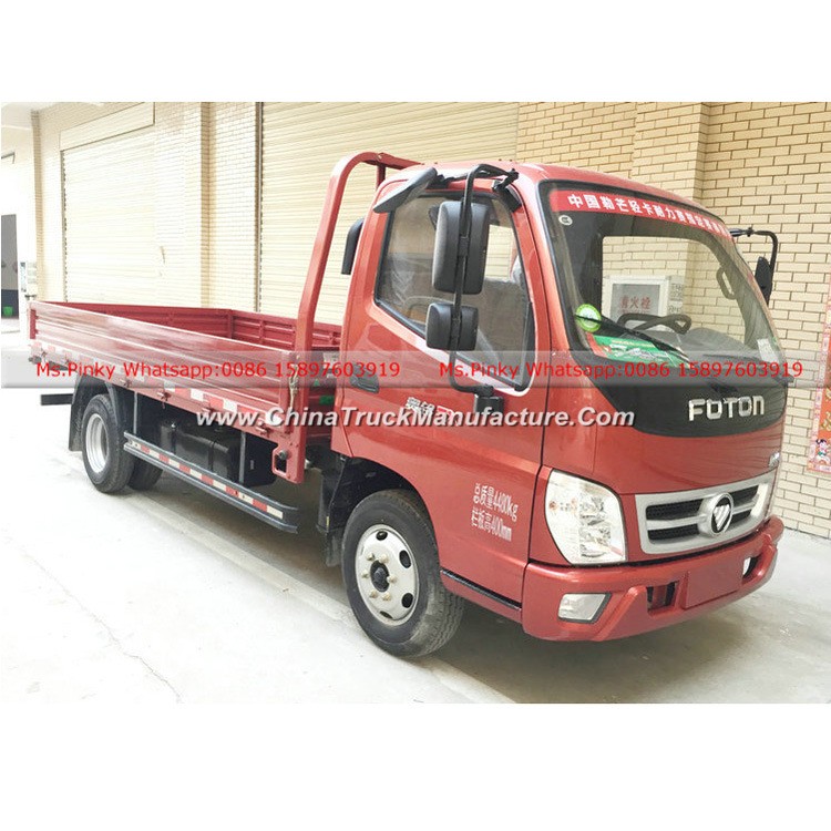 103HP Foton Petrol Engine Cargo Truck Mini Foton Car with Cargo for Sales