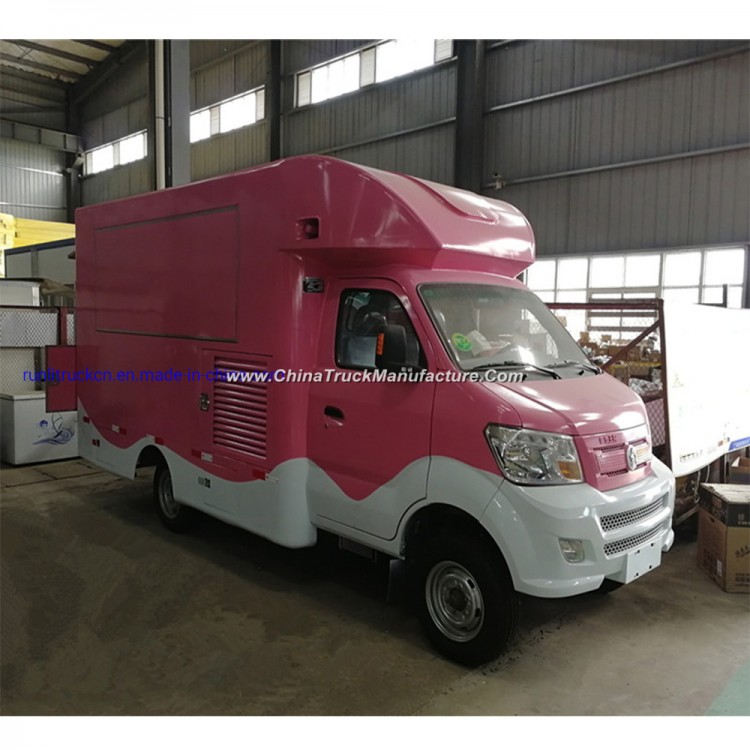 Factory Supplied Cdw 4X2 Food Snack Truck for Sale with Good Price