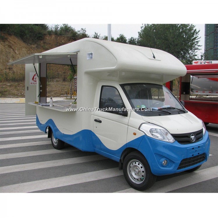 Chinese Famous Brand Foton 4X2 Mobile Food Vending Truck for Sale in Thailand