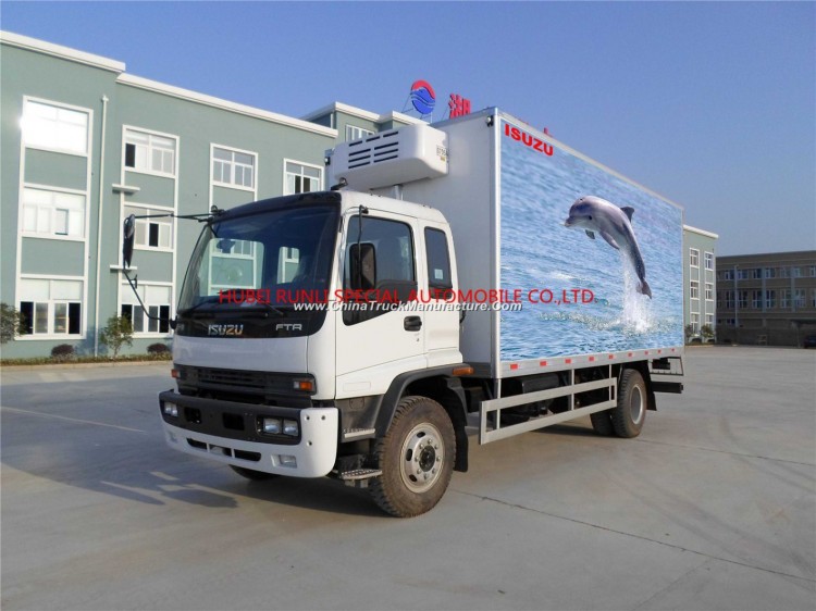 China Isuzu Ftr Van Refrigerator Truck with Good Price for Sale