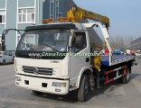 DFAC 4X2 Wrecker Tow Truck with 3.2 Ton Crane for Sale with Good Price