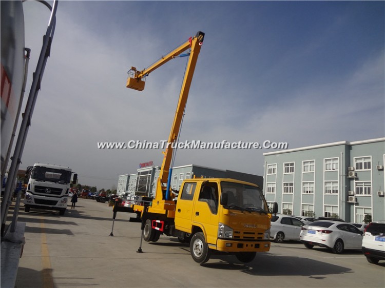 Manufacture Isuzu 4X2 18 Meters High Altitude Operation Truck
