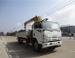 2019 New Isuzu 4X2 3.2 Tons Truck Crane 008615586887678