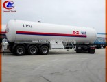  56000L LPG Transport Trailer 25tons LPG Tank Trailer for Nigeria