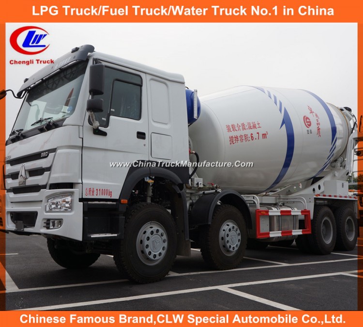 Heavy Duty Sino Truck HOWO Cement Mixer Trucks 12cbm