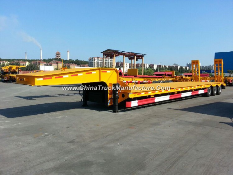 3 Axles 40 Feet Container Flat Bed Semi Trailer