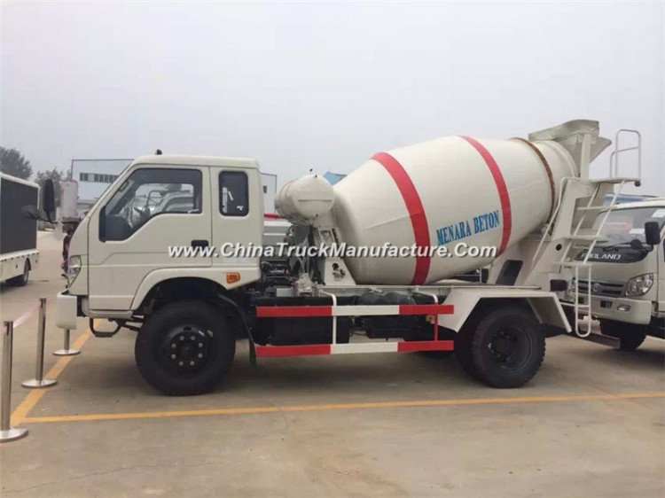 4X2 Small 5m3 Concrete Mixer Truck for Construction Engineering