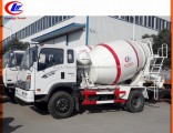 Rear Discharge Mini Concrete Mixer Truck for 3000liter Cement Mixer