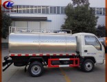 Strong 3m3 Mini Milk Truck for Polar Milk Transportation Tanker