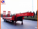 Machinery Low Loader Trailer 45ton Lowbed Semi Trailer for Algeria