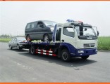 6 Wheels 120HP Platform Tow Truck for Road Recovery