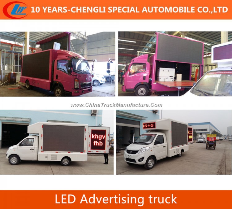 2016 New LED Advertising Truck LED Screen Mobile Truck P6 P8 P10