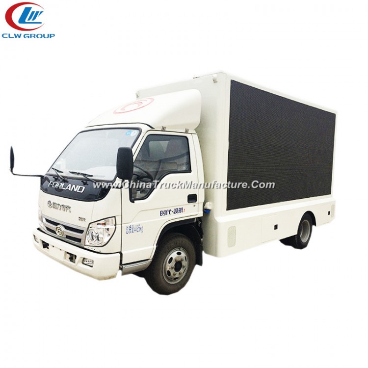 Mini Mobile P5 P6 Color Screen LED Advertising Truck for Sale