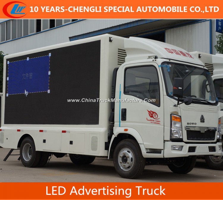 HOWO 4X2 LED Advertising Truck/LED Screen Truck