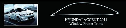 Hot Sale Auto Car Special Window Frame Trims of Hyundai Series