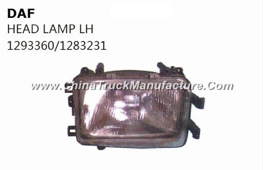 Hot Sale Daf Truck Parts Head Lamp Lh 1293360/1283231