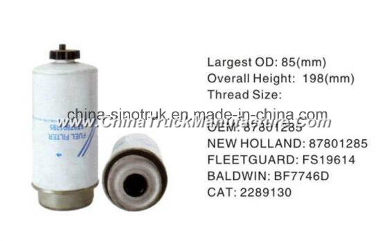Original Qualitywater Filter Air Filters Oil Filters Fuel Filter 87801285 87803445 for New Holland